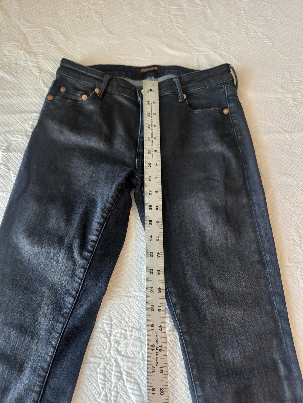 Roberto Cavalli Black Washed Skinny Jeans